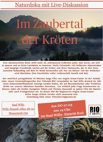Kroetenplakat
